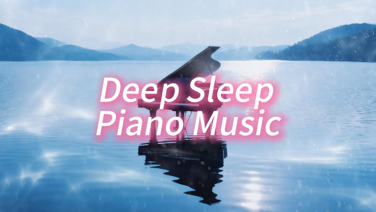 1 Hour Deep Sleep Piano Music for Insomnia | Soft Relaxing Piano on a ...