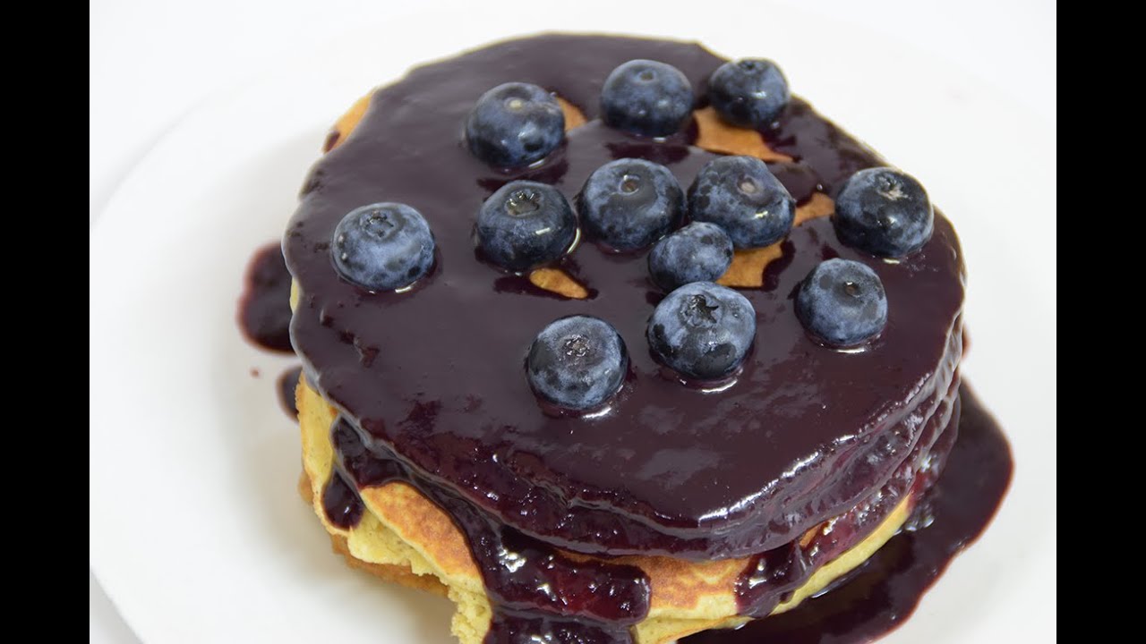 CHICKPEA PANCAKES WITH COCONUT BLUEBERRY SAUCE YouTube