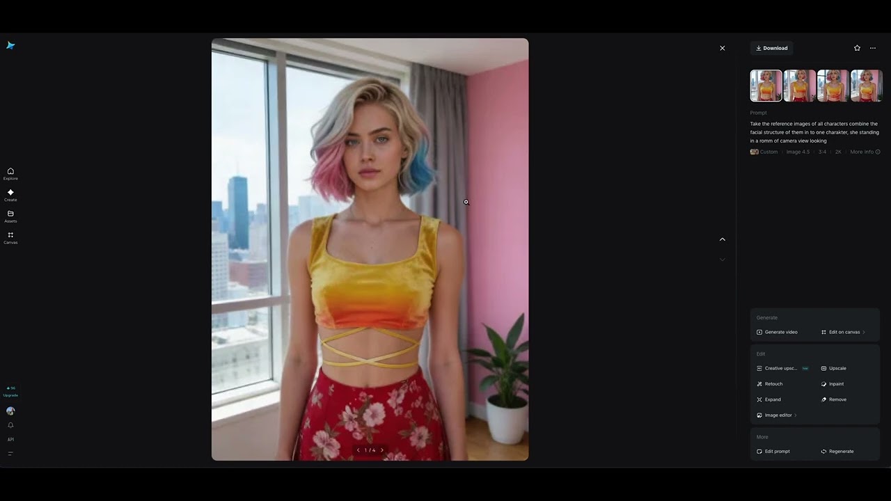 БЕСПЛАТНО создаем фотки в Seedream 4 5