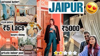 I Stayed At 5 Lacs Hotel Vs 5000 Hotel  Jaipur Vlog