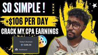 How To Crack CPA Marketing Earnings | How to Make $100 In CPA Marketing