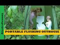 Portable Flushing Toilet Outhouse...AlaskaGranny Granny Camp Off Grid Alaska Bathroom