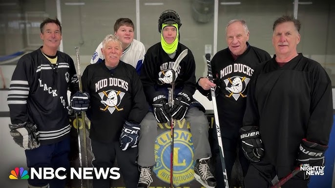 Heartwarming Friendship Forms On The Ice Between Young Man And Minnesota Seniors Hockey Group