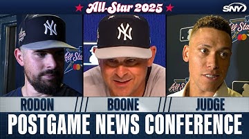Aaron Judge, Carlos Rodon and Aaron Boone reflect on this year