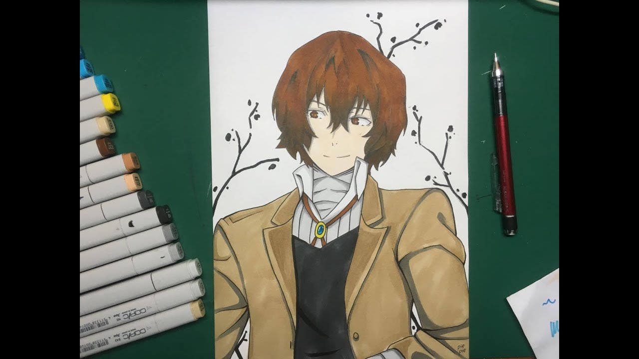 Дадзай осаму рисунок