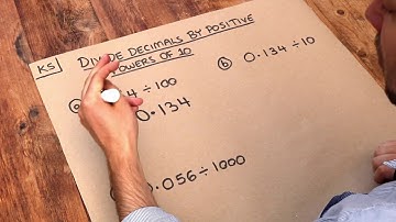 Key Skill - Divide Decimals by Positive Powers of 10