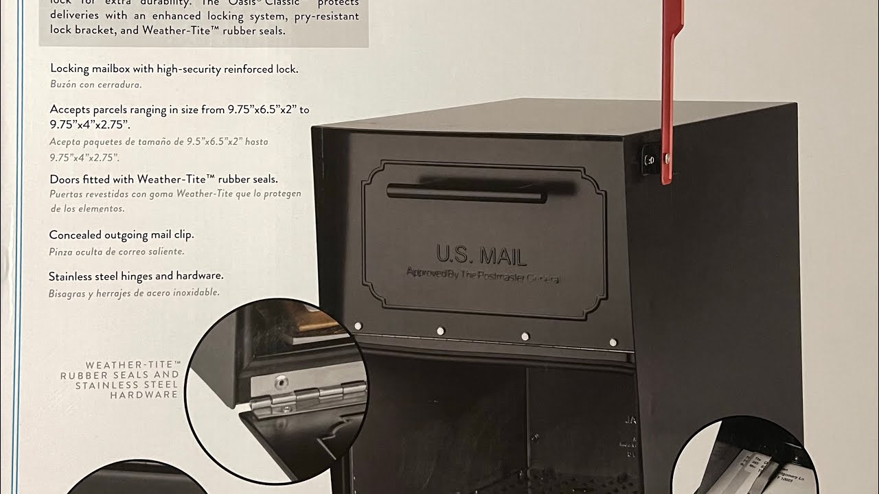 How to install mailbox oasis homedepot YouTube