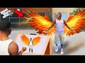 Franklin using magical painting to find the flying wings in gta v