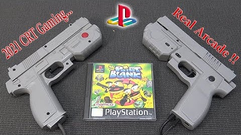 Light Gun CRT PSX Gaming in 2021 & Point Blank ! 😄