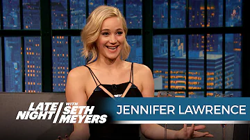 Jennifer Lawrence Just Shot a Sex Scene with Chris Pratt - Late Night with Seth Meyers