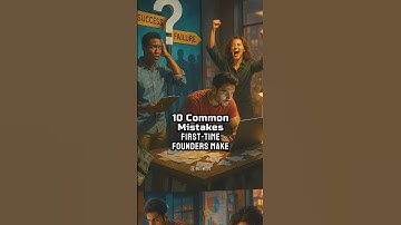 10 Common Mistakes First Time Founders Make #startups #entrepreneurship #startupbusiness