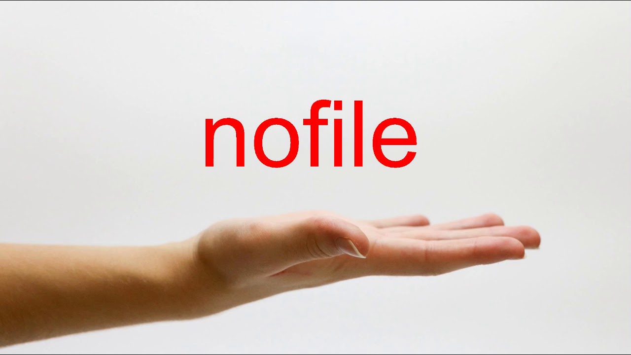 How To Pronounce Nofile American English YouTube how-to-pronounce-nofile-american-english-youtube