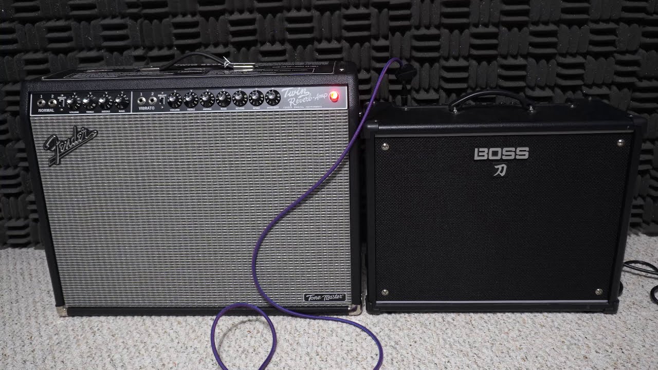 Fender Tone Master Twin Reverb VS Boss Katana Clean Part 2 YouTube
