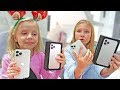 РАЗБИЛА новый IPhone папы ? АЙФОН вместо Зайца в ПОДАРКЕ на Новый год ?