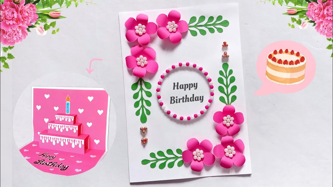 Happy Birthday! 🎂 Birthday card making | Handmade greeting card ...