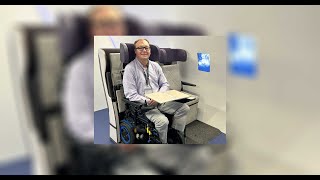 First Look: LIVE DEMO of Air4All Airplane Wheelchair Securement Space