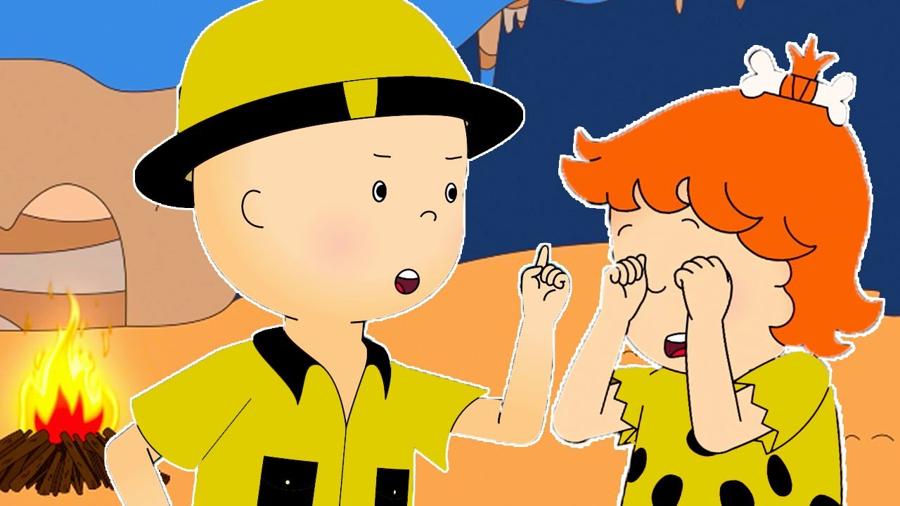 ⁣Funny Animated cartoons Kids 🍖 Caveman Caillou 🍖 WATCH ONLINE | Cartoons for Children