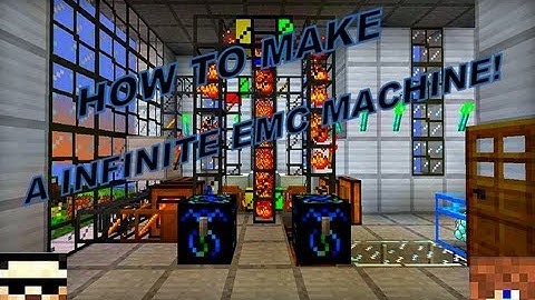 Tekkit:How To Make A Infinite EMC Machine! (Tutorial)