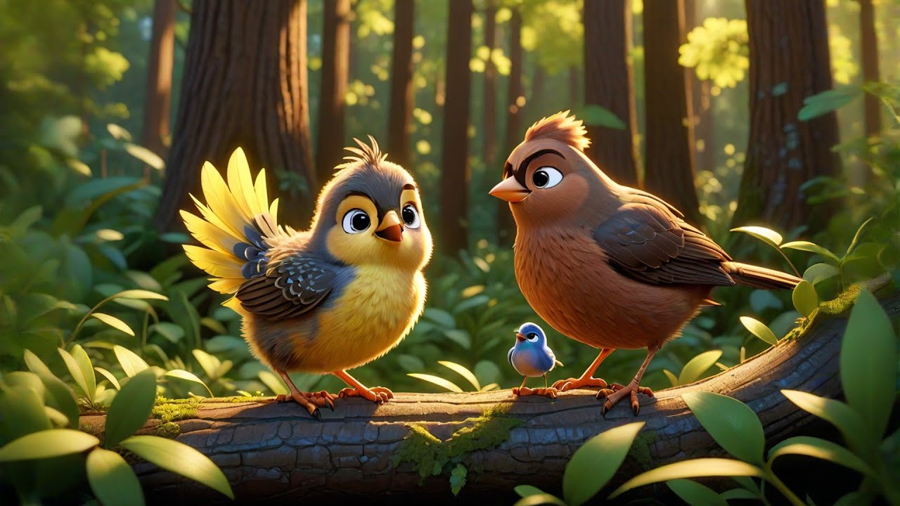 Baby Bird Learns to Fly | Sweet Learning Song for Kids | Nursery Rhymes and Baby Songs