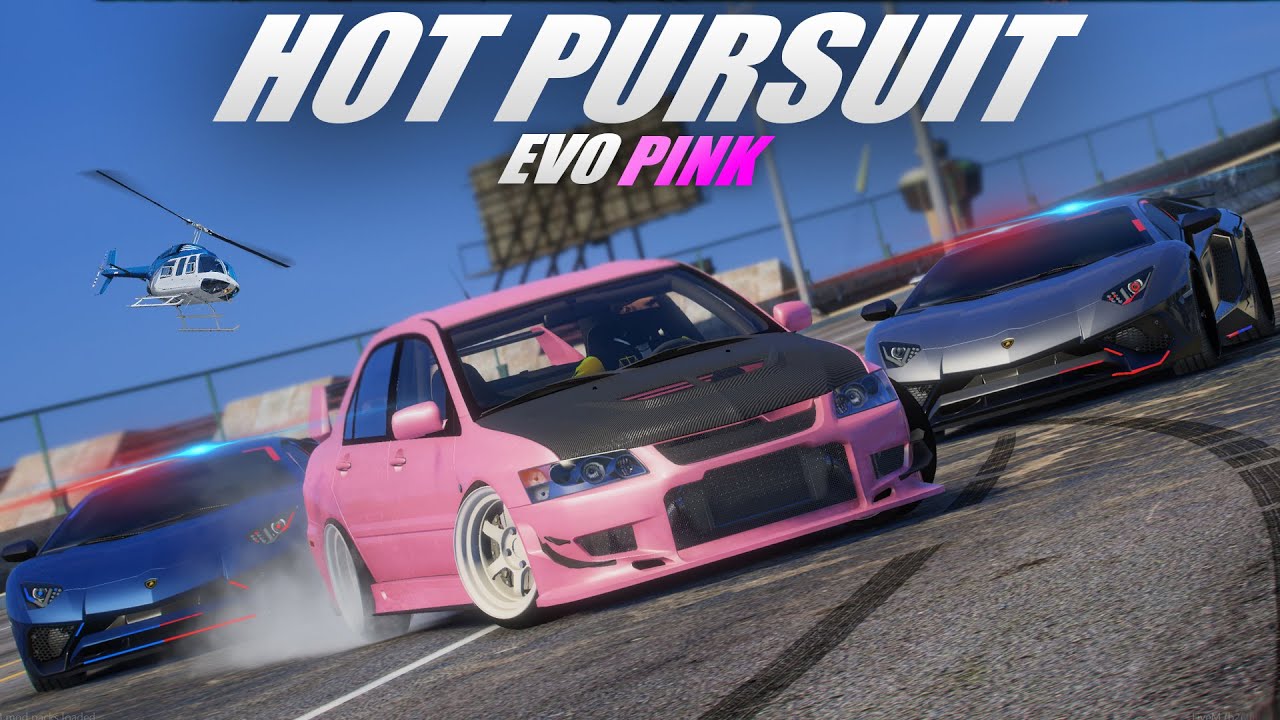 HOT PURSUIT EVO PINK ! AKSI GILA KEI GOCEK LAMBORGHINI KEPOLISIAN !! GTA V ROLEPLAY
