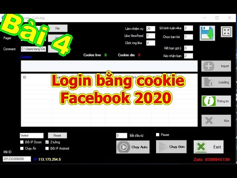 Tool login cookie facebook ✅