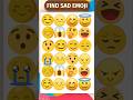 Find Sad Emoji Odd One Out Spotthedifference Giigglioriddles Find Sad Emoji Odd One Out Spotthedifference Giigglioriddles