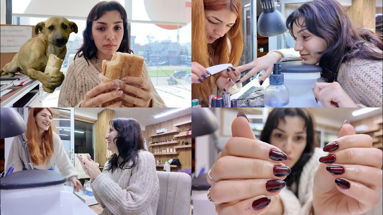 mesai sonrası bakım | tırnakları yeniledik, ferahladık | gerçekçi bir rutin