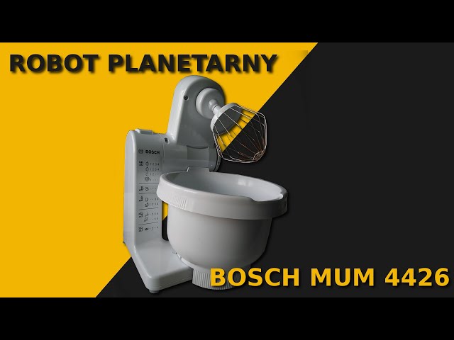 ROBOT PLANETARNY BOSCH MUM 4426 - unboxing - YouTube