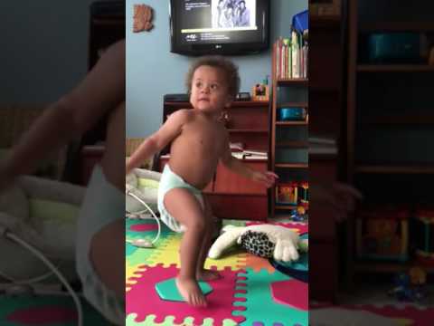 Dancing in a diaper