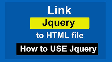 link jquery file to html |  How to link jQuery file to HTML document