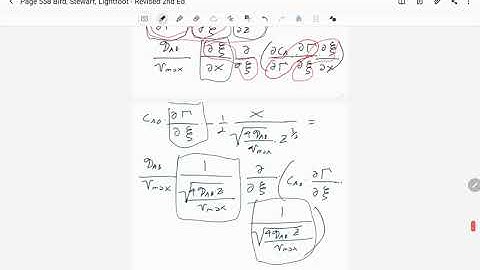 CEE30001 Sem 2 2020 Week 11 - Example 4 - Diffusion into a falling liq. film (gas absorption) part 2