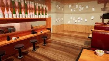 Testing some game assets in Unreal Engine - Ramen shop in Japan gdevelop