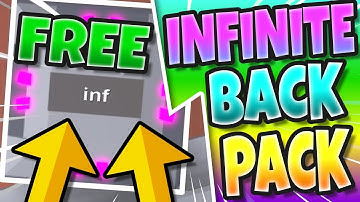 FREE INFINITE BACKPACK IN MINING SIMULATOR ROBLOX (INSANE)