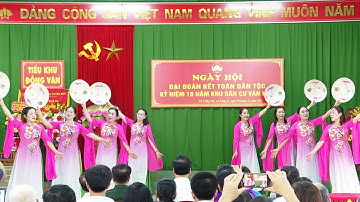 Ngày hội Đại đoàn kết toàn dân tộc tại tiểu khu Đồng Văn, xã Đồng Lê