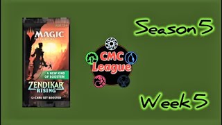 CMC league, Season 5, Week 5.  Zendikar Rising Set