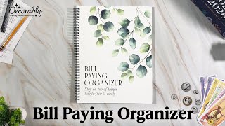 💸📚 Stay On Top of Your Bills in Style! 💚📁✨