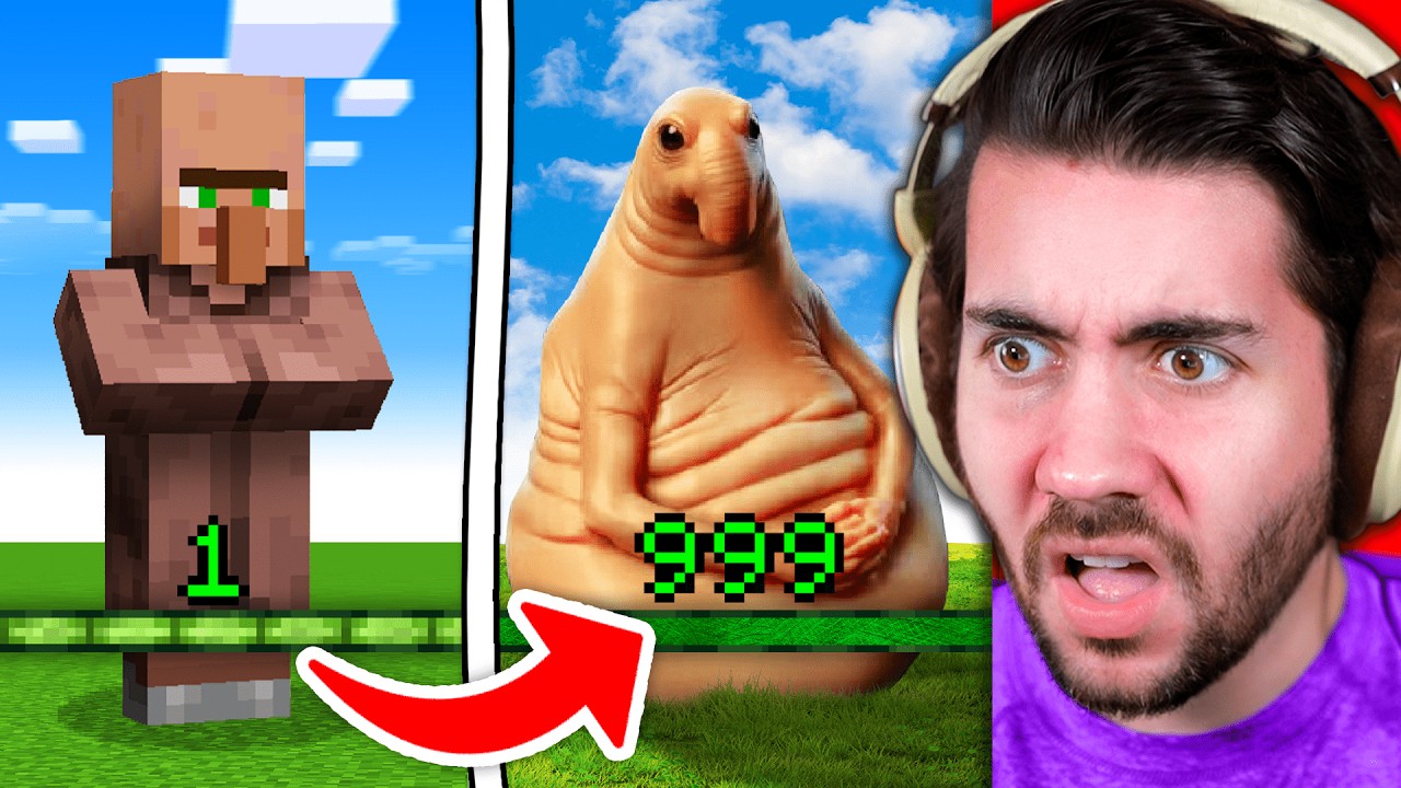 Minecraft, but XP = Realism!