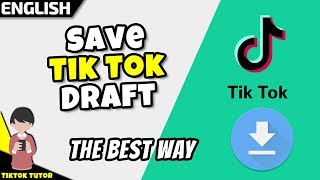 Tik tok tutorial on how to save draft video in gallery android phone.
there is only one way download without posting and it th...