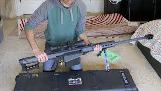 Surprise! i got a new squirrel gun. i'm excited to share with y'all
the unboxing of my barrett m82a1 .50 bmg cannon. this is rifle i've
been eyeing for...