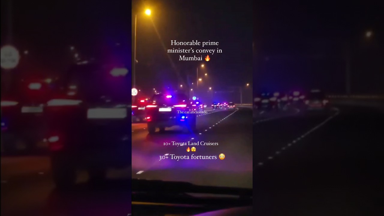 Hon'ble Pm Modi's Convoy in Mumbai 💪 #shorts #autodew #pmmodi#mumbai #narendramodi #army #india