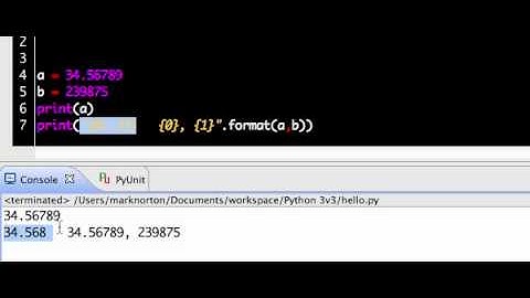 Intro To Python: Print format advanced