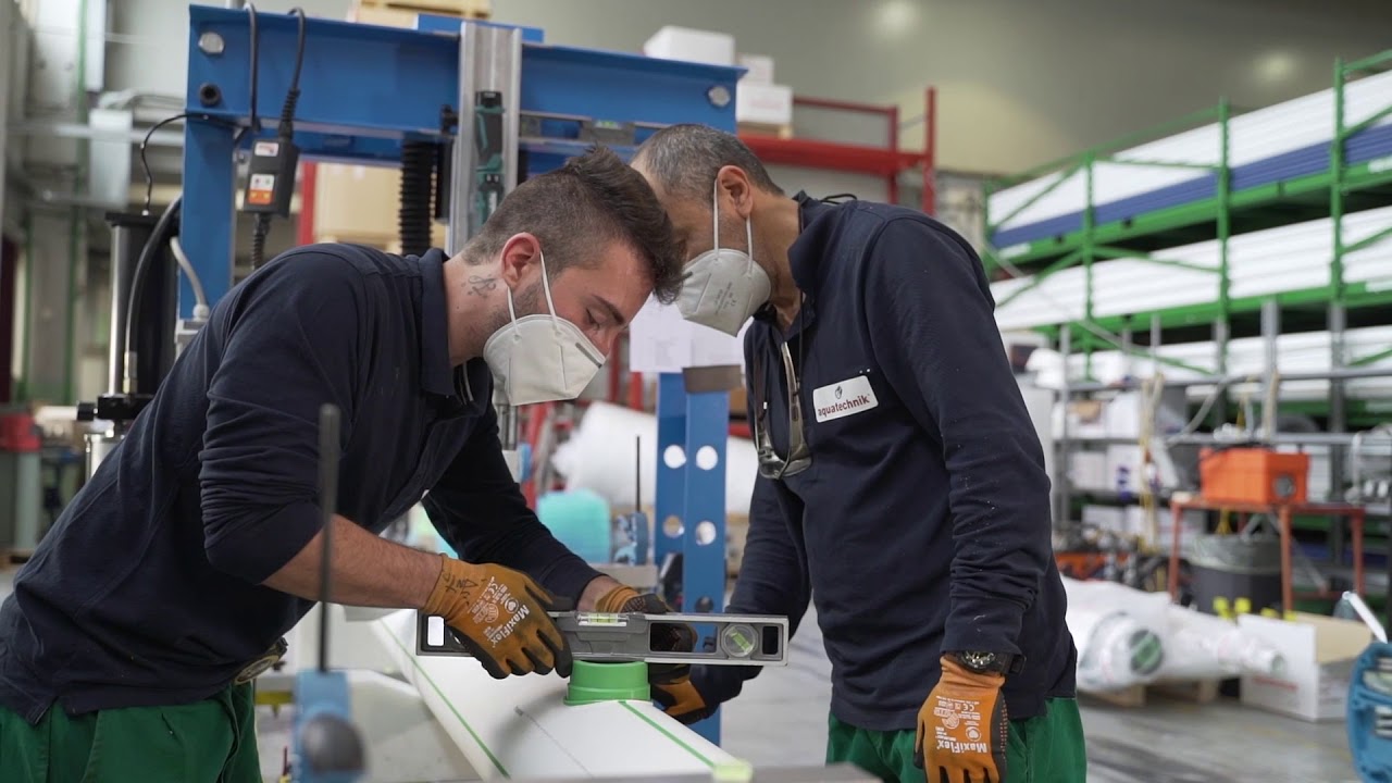 Aquatechnik, reparto collettori e pezzi speciali  Special fittings and manifold Dept