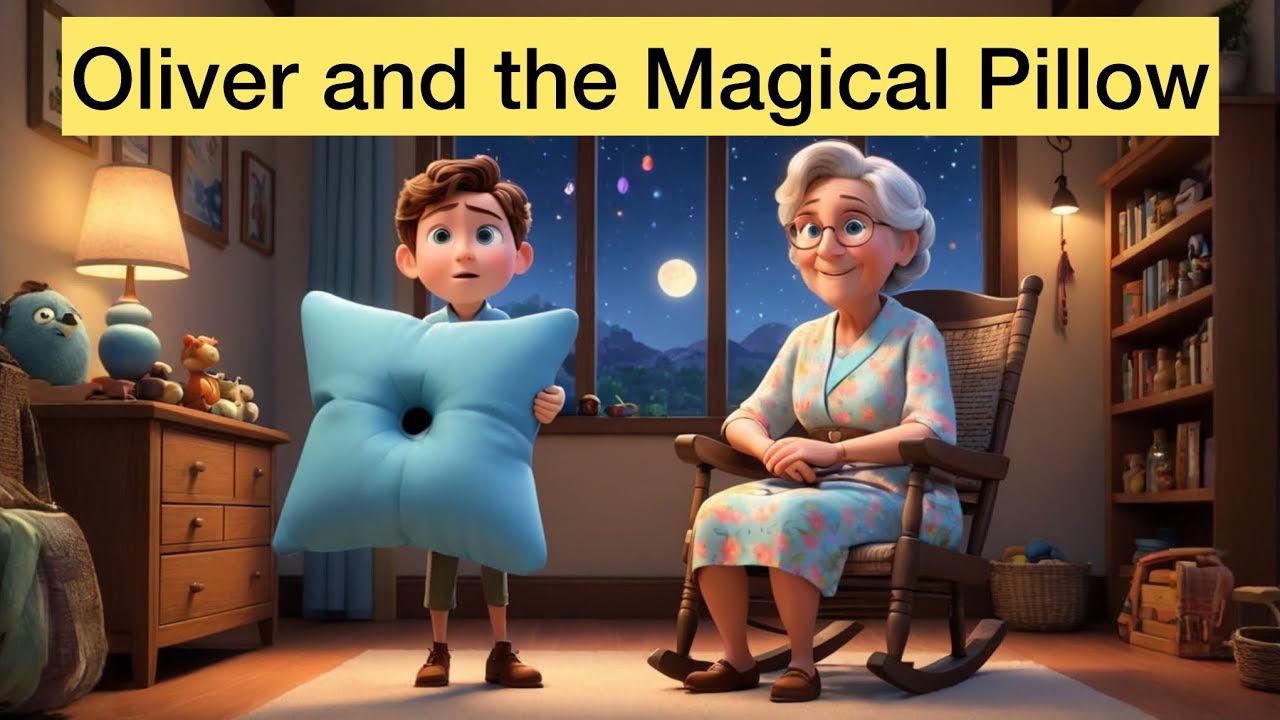 Oliver and the Magical Pillow | English Stories For Kids | Bedtime ...