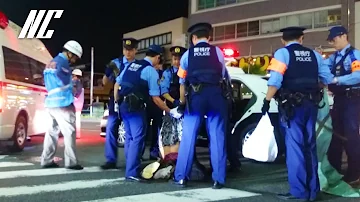 警察に連行される泥酔男 東京 新宿区 Mp3
