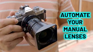 I AUTOMATED my manual lenses on the Z-fc with Techart TZM-02 - RED35 Review