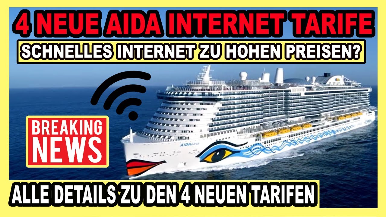 Ab Wann Kann Man Bei Aida Getränkepakete Buchen AIDA: Die NEUEN 4 INTERNET Tarife im Detail 🔴 (Welchen Tarif buchen?) 🛳