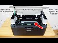 Brother DCP-1612W multifunction wi-fi laser printer • How to install toner