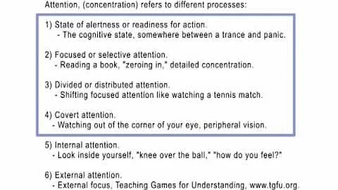 Attention & gaze control in soccer, DMP-pt. 3