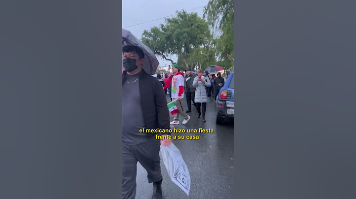 Le llevan la banda a gringo que corre a mexicanos de su barrio