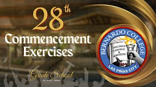 Bernardo College - GS Graduation (SY 2021 - 2022)